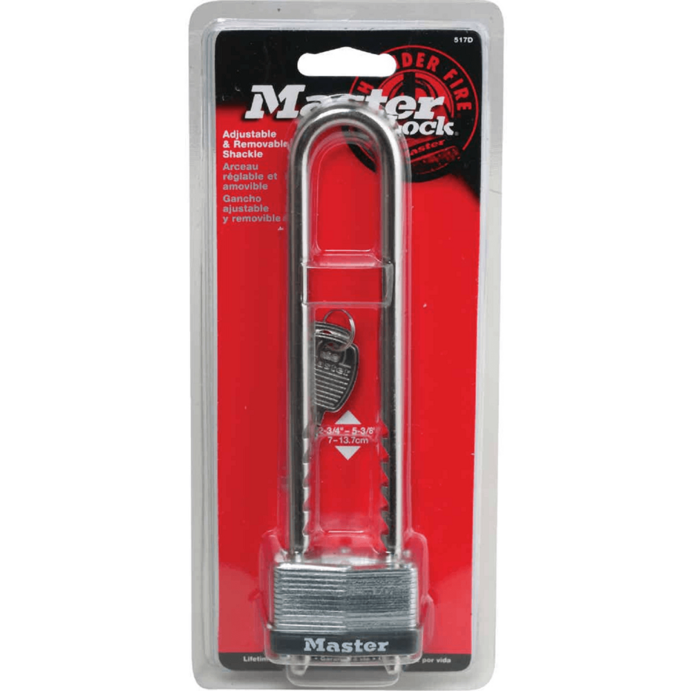 MasterLock 517D Adjustable Long Shackle Warded Padlock / Bicycle Lock | Masterlock by KHM Megatools Corp.