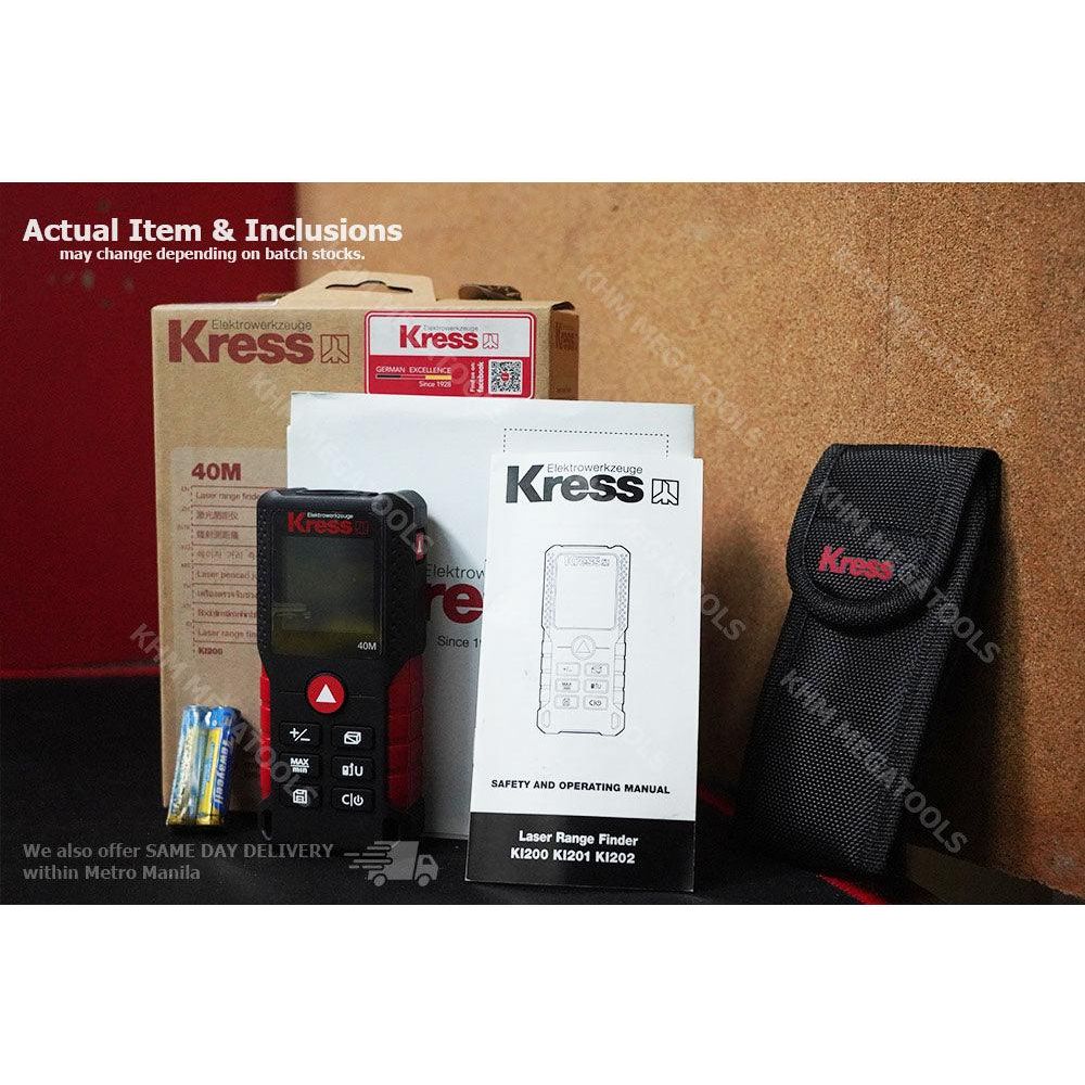 Kress KI202 Laser Distance Measure / Digital Rangefinder [100 meters] - KHM Megatools Corp.