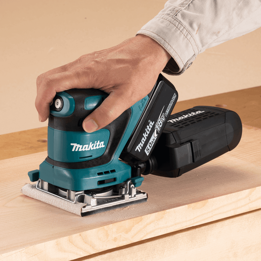 Makita cordless on sale finishing sander