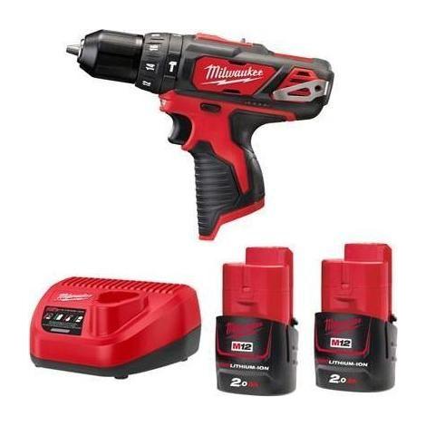 Milwaukee M12BPD-202C Cordless Hammer Drill Set - Goldpeak Tools PH Milwaukee Main image