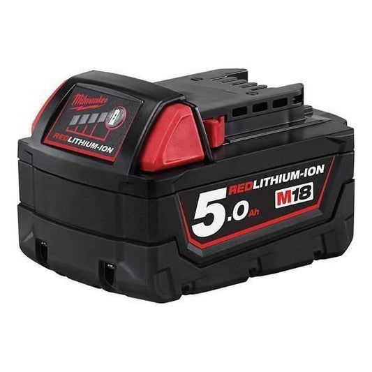 Milwaukee M18B5 Red Lithium Ion Battery - Goldpeak Tools PH Milwaukee