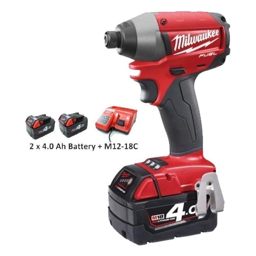 Milwaukee M18CID-402C "Fuel" Cordless Impact Driver - Goldpeak Tools PH Milwaukee