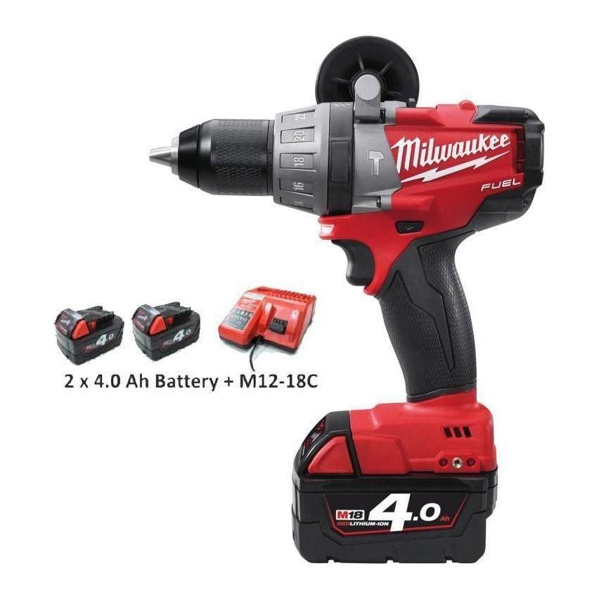 Milwaukee M18CPD-402C "Fuel" Cordless Hammer Drill - Goldpeak Tools PH Milwaukee Main image