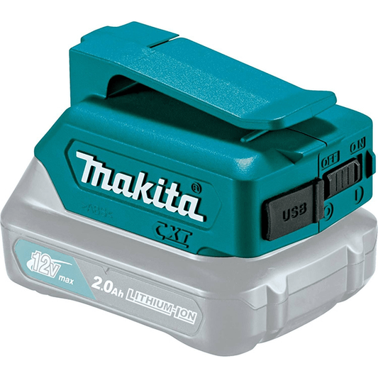 Makita ADP06 12V (CXT) Power Source Adapter for Battery with USB Port - Goldpeak Tools PH Makita 590