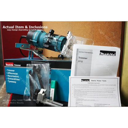 Makita 3712 Palm Router 1/4" 530W (Soft Start) - KHM Megatools Corp.