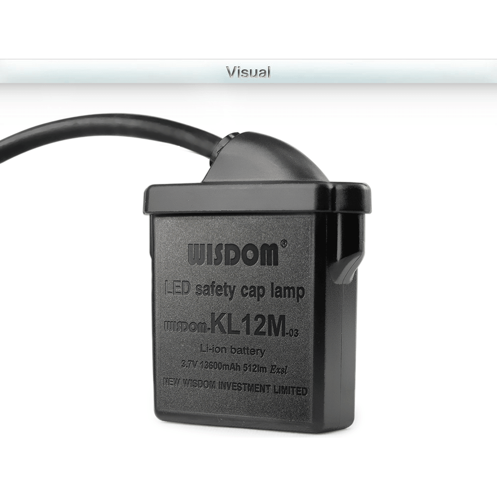Wisdom KL12M Miner's LED Cap Corded Mining Lamp / Head Light (with NWB 25 Charger) Secondary image