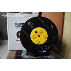 OSK GPR-50 Extension Cord Cable Reel 50 meters (4 Outlets) - KHM Megatools Corp.