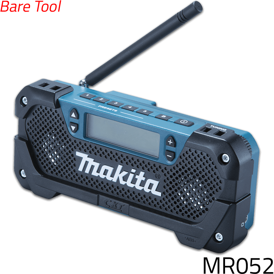 Makita MR052 12V AM/FM Cordless Radio (CXT-Series) | Makita by KHM Megatools Corp.