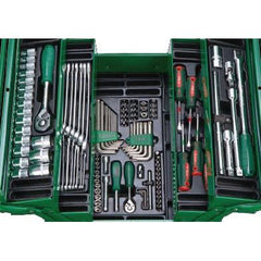 Hans TTBK-111G 1/2" DR. Socket Wrench & Assorted Hand Tools Set Tote Tool Box Set - KHM Megatools Corp.
