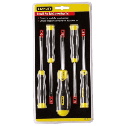 Stanley 65-155 5pcs Torx Screwdriver Set (Cushion Grip) - KHM Megatools Corp.