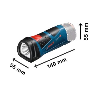 Bosch GLI 12V-80 Cordless LED Torch Flash Light 12V 80lm (Bare) (0601437V00) - KHM Megatools Corp.