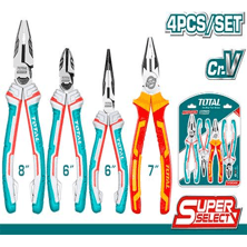 Total THT2K0456 4pcs Pliers Set - KHM Megatools Corp.