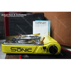 Sonic SPGR-808 2in1 Stainless Portable Gas Range (Butane/LPG) - KHM Megatools Corp.