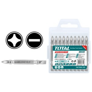 Total TAC16HL133 Double End Screwdriver Bit (Philips x Slotted) | Total by KHM Megatools Corp.