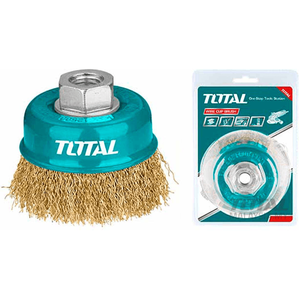 Total Wire Cup Brush Plain Type (75mm) | Total by KHM Megatools Corp.