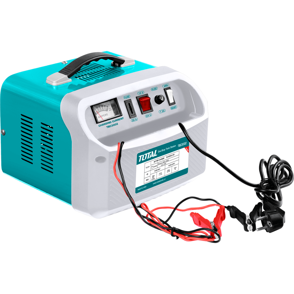 Total TBC3002 Car Battery Charger 20A | Total by KHM Megatools Corp.