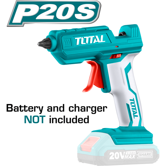 Total TGGLI2001 20V Cordless Glue Gun (Bare) | Total by KHM Megatools Corp. 870