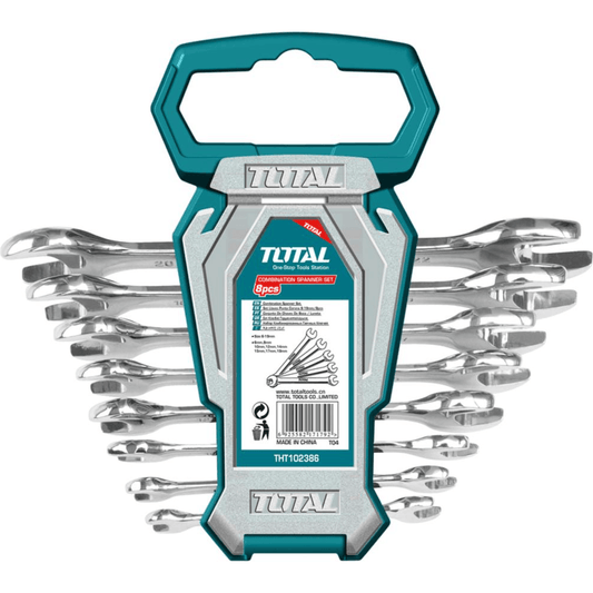 Total THT102386 Open Wrench Set 6-22mm | Total by KHM Megatools Corp.