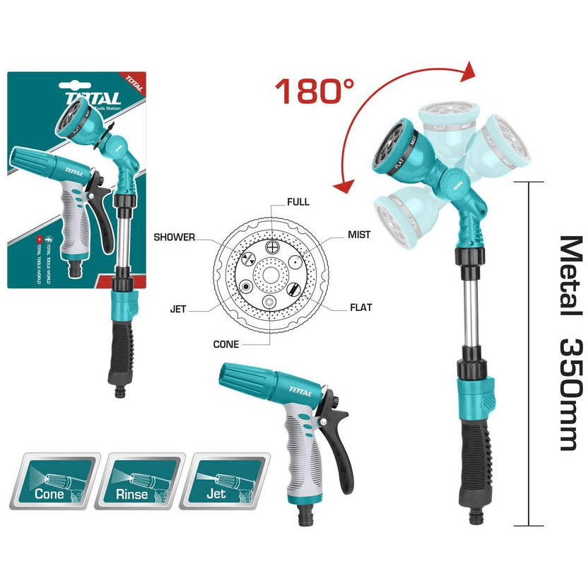 Total THWSK0201 2pcs Garden Watering Nozzle Kit | Total by KHM Megatools Corp.
