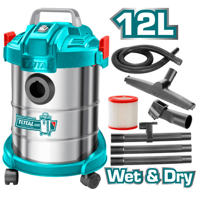 Total TVC14122 (12L) Wet & Dry Vacuum | Total by KHM Megatools Corp.