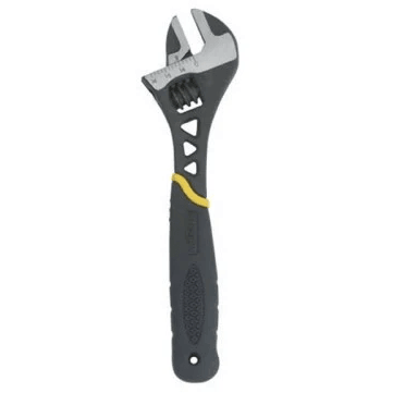 Stanley Adjustable Wrench (Max Grip) Black Handle