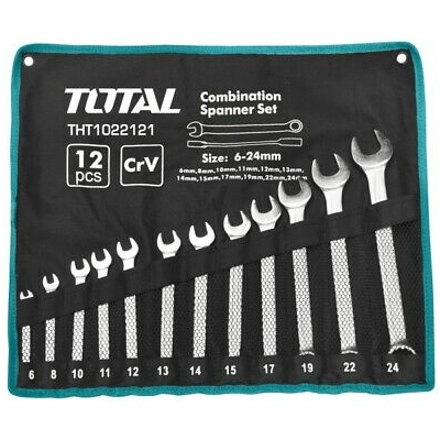 Total THT1022121 Combination Wrench Set 6-24mm | Total by KHM Megatools Corp.