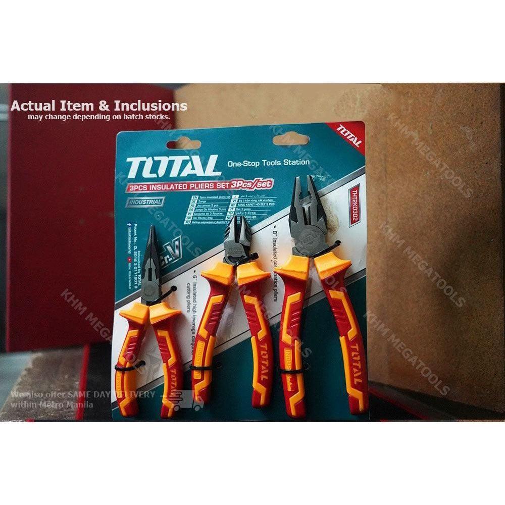 Total THT2K0302 3pcs Insulated Plier Set - KHM Megatools Corp.