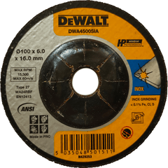 Dewalt DWA4500SIA Grinding Disc 4" For Stainless Steel - KHM Megatools Corp.