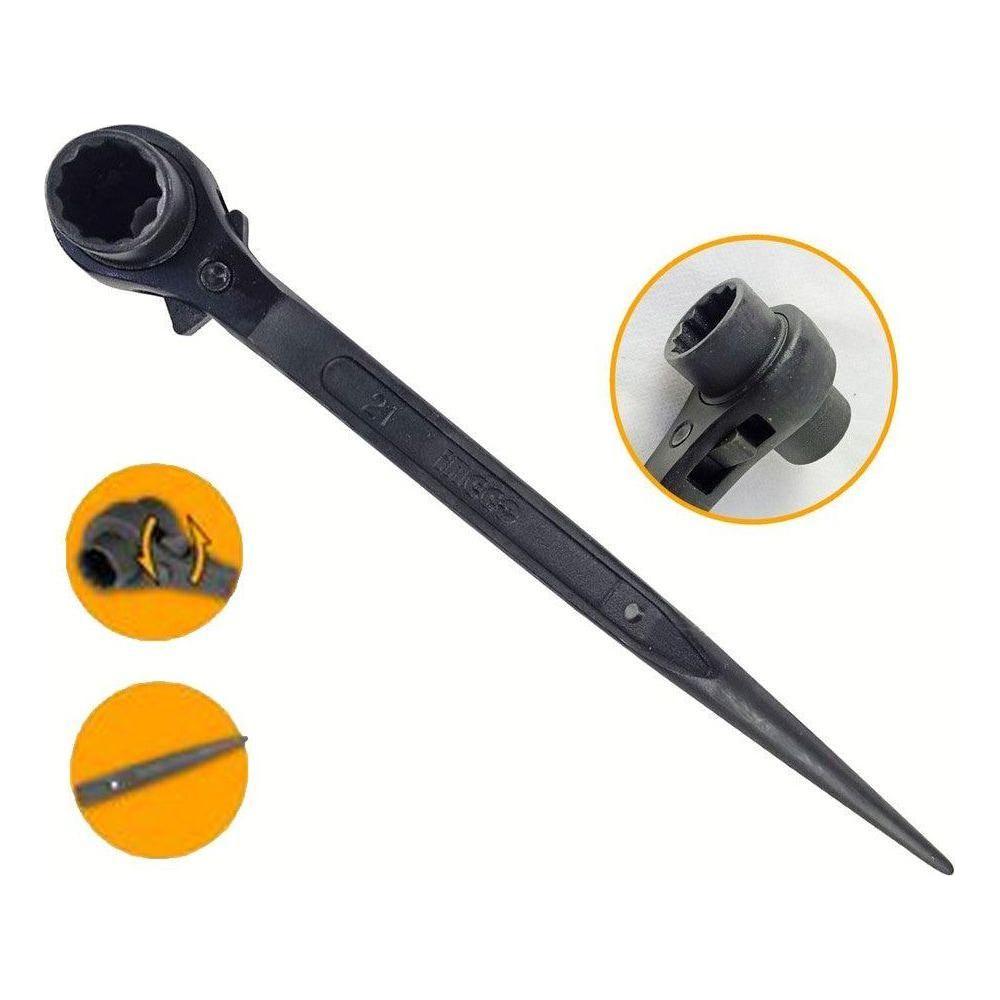 Ingco Double Socket Ratchet Wrench / Structural Ratchet Box Wrench ...