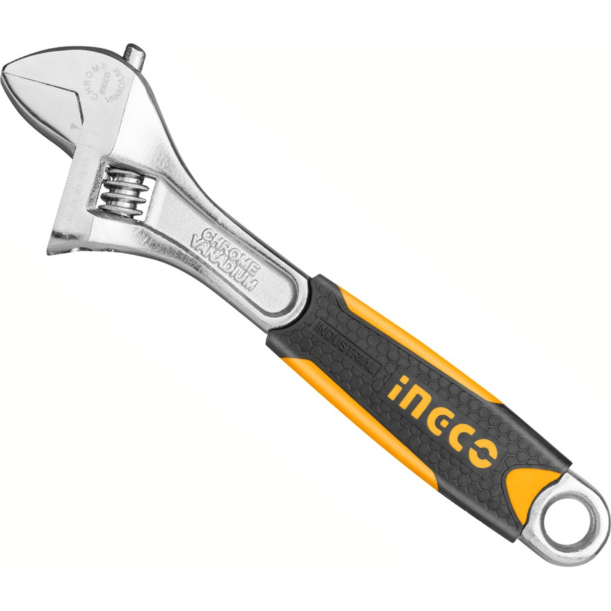 Ingco Adjustable Wrench Soft Handle - KHM Megatools Corp.