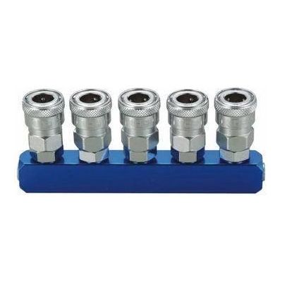 OSK GN5-SMF Quick Coupler - Manifold / Multi Coupling (Straight 5-Way)