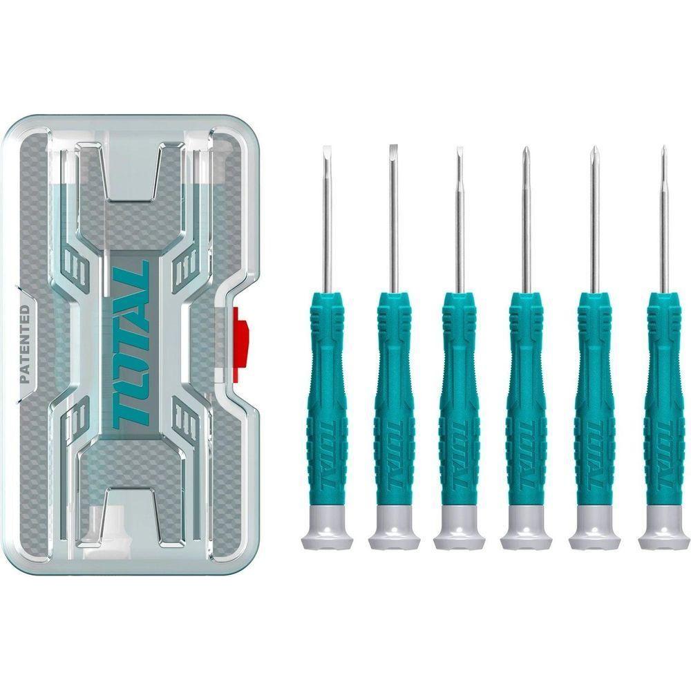 Total THT250PS0601 6pcs Precision Screwdriver Set | Total by KHM Megatools Corp. Main image