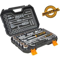 Ingco HKTS42441 44pcs Socket Wrench Set 1/4" & 1/2" Drive - KHM Megatools Corp.