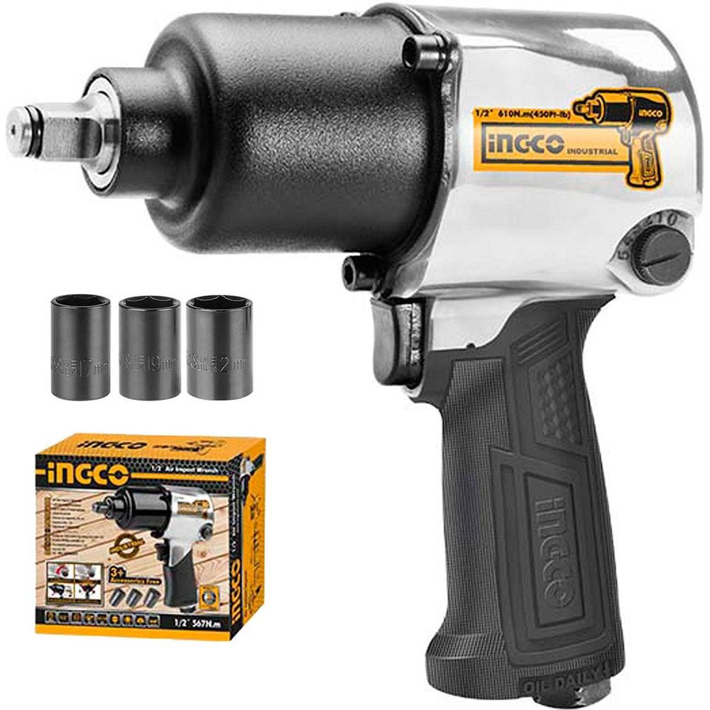 Ingco AIW12562 Air Impact Wrench 1/2"