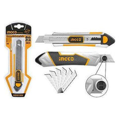 Ingco HKNS1808 Snap Off Blade Cutter Knife (Aluminum Alloy Shell) - KHM Megatools Corp.