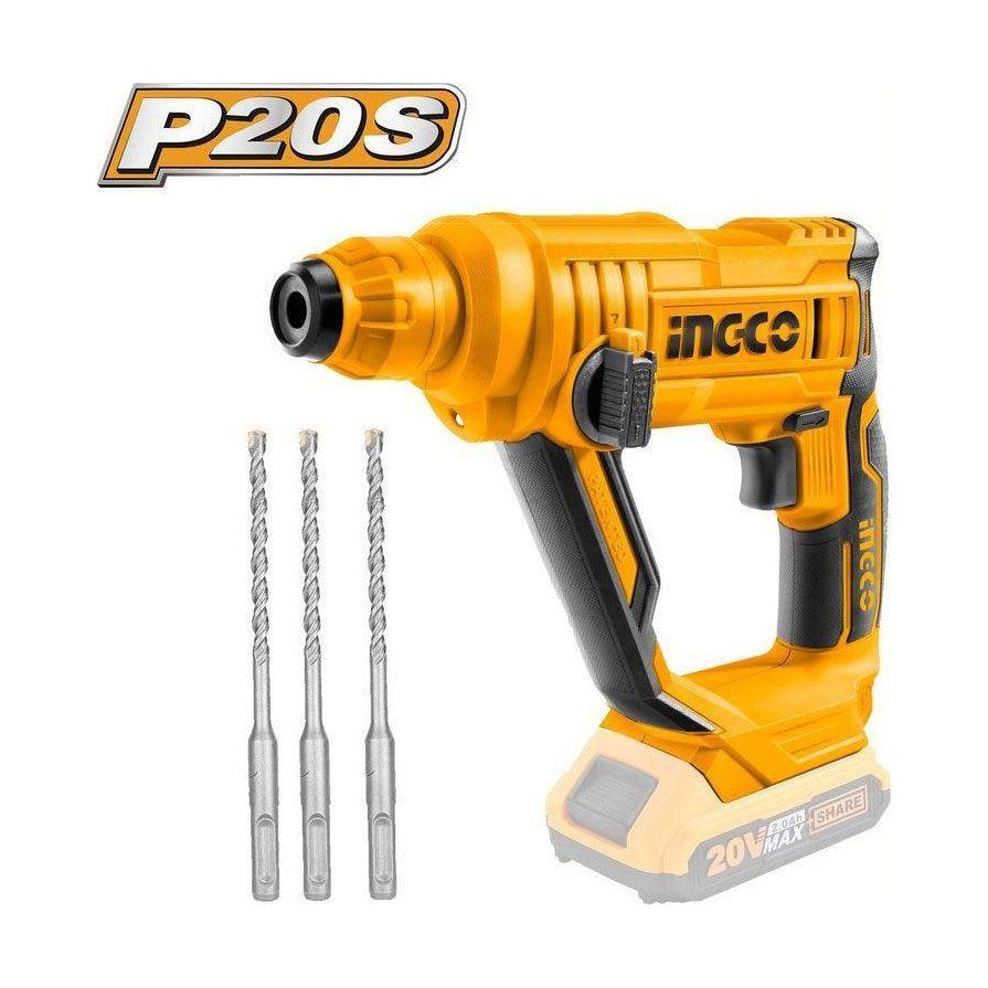 Ingco CRHLI1601 20V Cordless Li-Ion Rotary Hammer 20V
