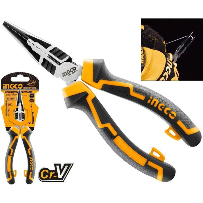 Ingco High Leverage Long Nose Pliers