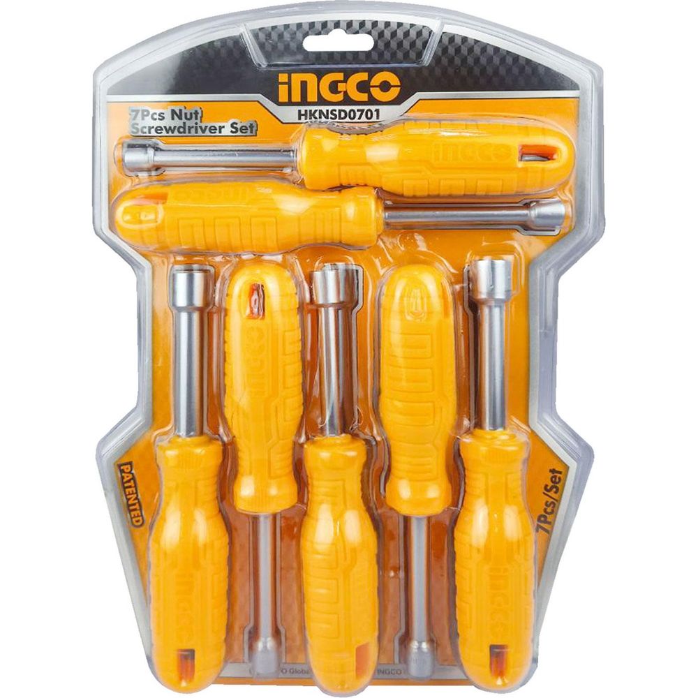Ingco HKNSD0701 7pcs Nut Screwdriver Set - KHM Megatools Corp.