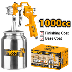 Ingco ASG3101 Paint Spray Gun Sunction Type 1000cc - KHM Megatools Corp.