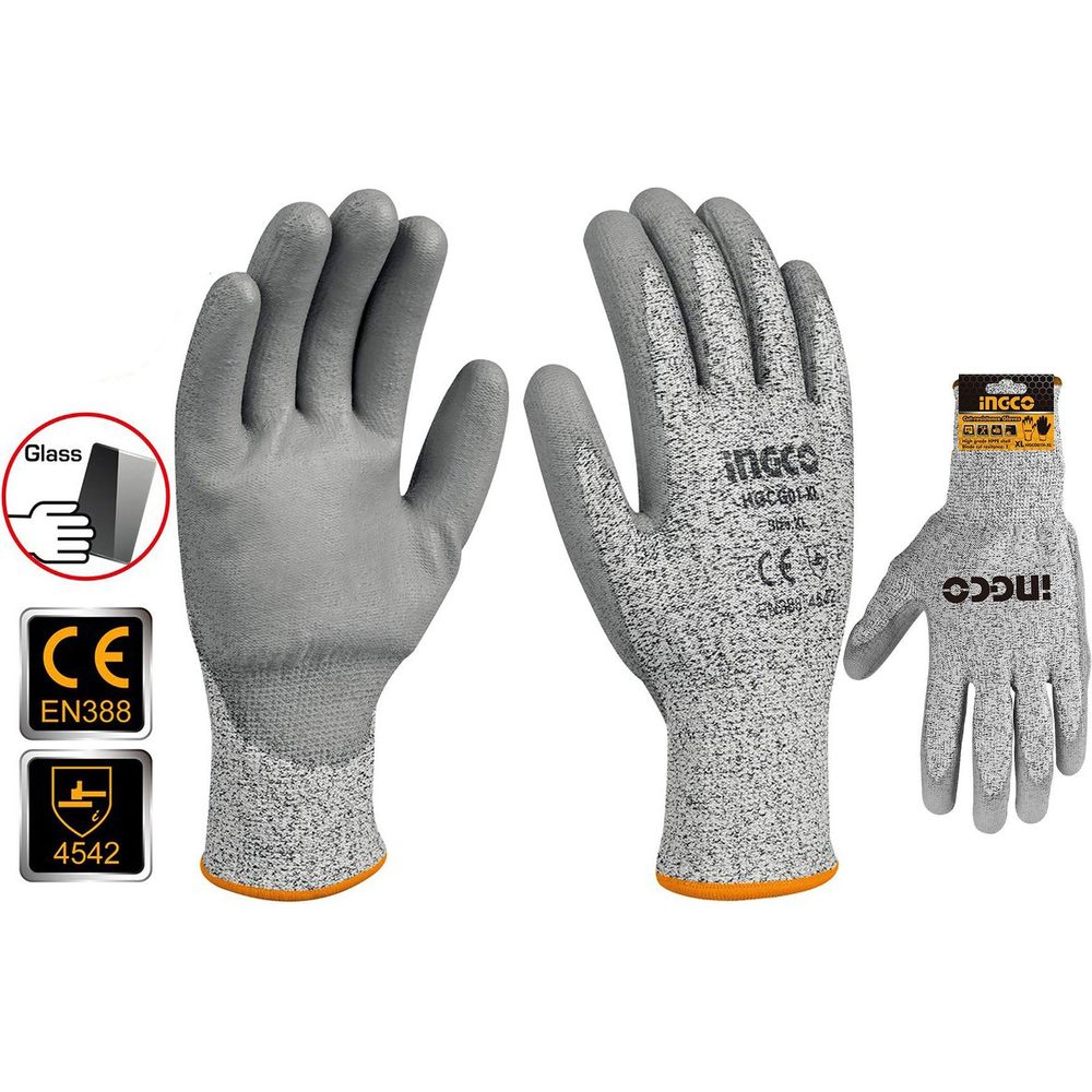 Ingco HGCG01-XL Cut Resistance Gloves