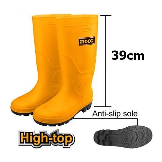 Ingco SSH092L Rain Boots Virgin PVC / Nitrile (Bota) - KHM Megatools Corp.