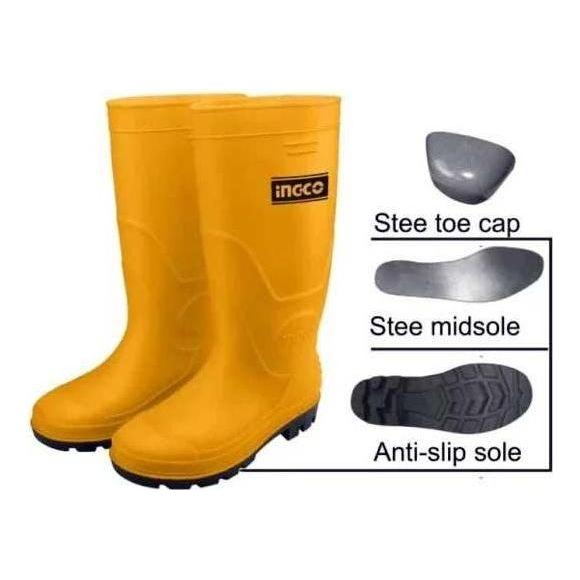 Ingco SSH092S1P Rain Boots PVC/ Nitrile with Steel Toe (Bota) - KHM Megatools Corp.