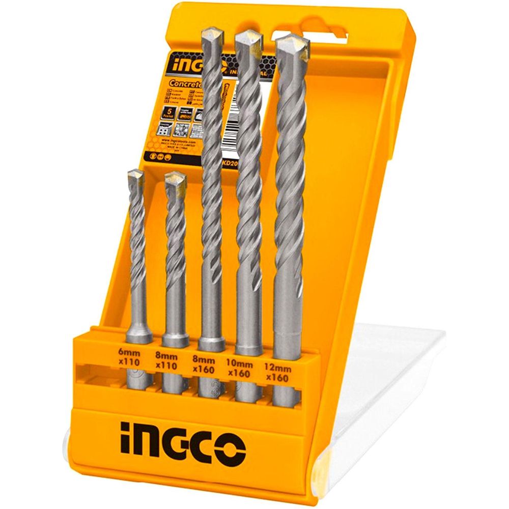 Ingco AKD2052 SDS PLUS Drill Bits Set