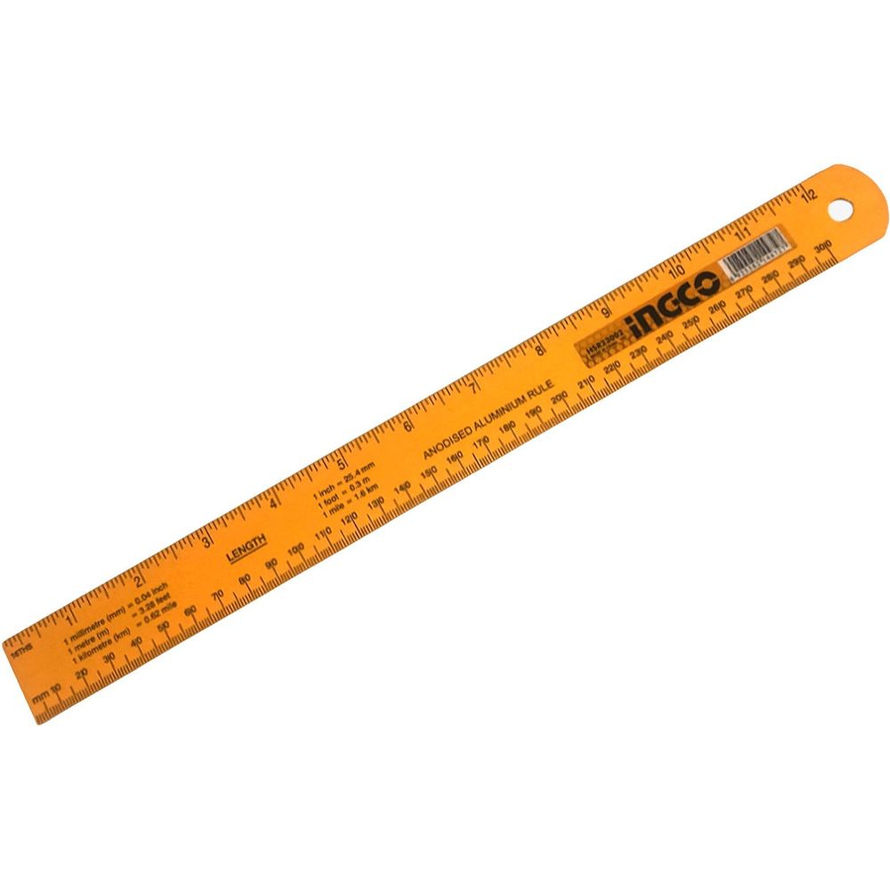 Ingco HSR23002 Aluminum Ruler 30cm