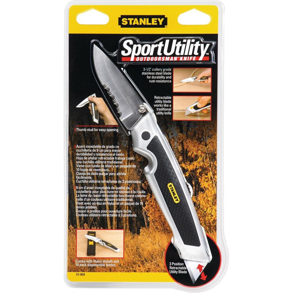 Stanley 10-804 Outdoorsman Utlity Cutter Knife | Stanley by KHM Megatools Corp.