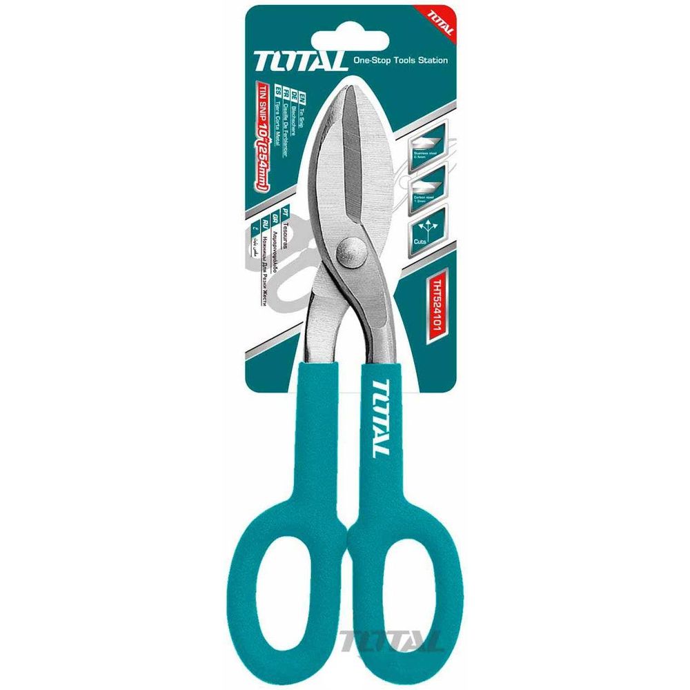 Total THT524101 Tin Snips 10" | Total by KHM Megatools Corp.