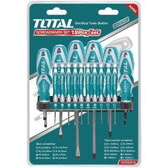 Total THT250618 18pcs Standard & Precision Screwdriver Set | Total by KHM Megatools Corp.