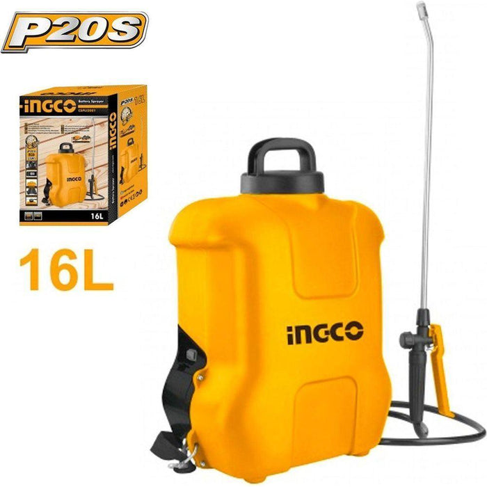 Ingco CSPLI2001 20V Cordless Knapsack Sprayer 16L (Bare)