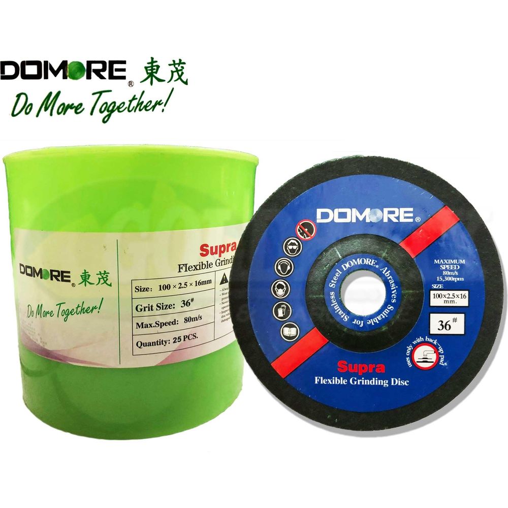 Domore Flexible Grinding Disc  4" for Metal