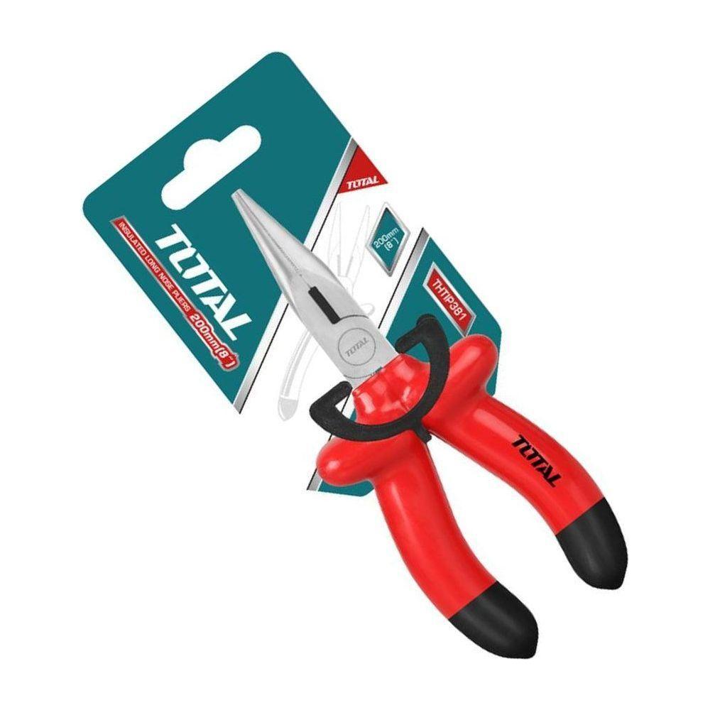 Total THTIP381 VDE Insulated Long Nose Plier 8" | Total by KHM Megatools Corp.